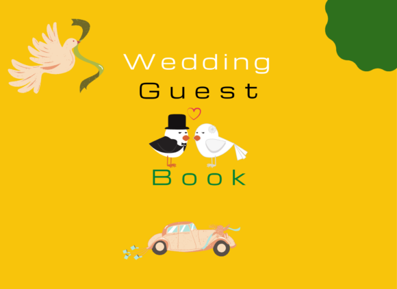 Download Wedding Guest Book  Interior and Cover - Book Collection