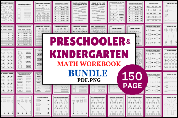 Download Preschool and Kindergarten Math Workbook - Book Collection