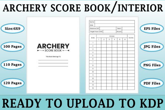 Download Archery Score Log Book | KDP Interior - Book Collection