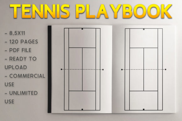 Download Tennis Playbook | KDP Template - Book Collection