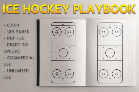 Download Ice Hockey Playbook | KDP Template - Book Collection