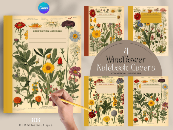 Download Wildflower Composition Notebook Covers - Book Collection