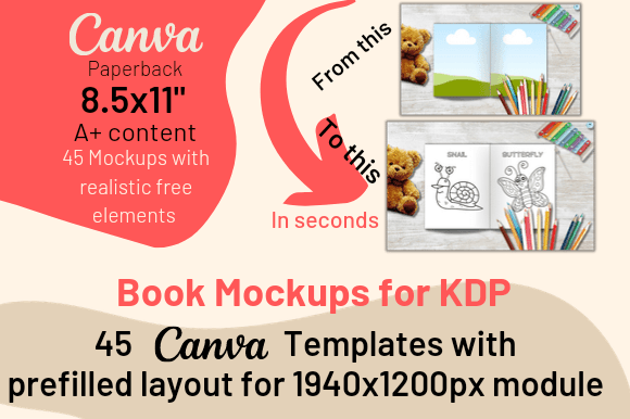 Download KDP Book Mockup Template - Book Collection