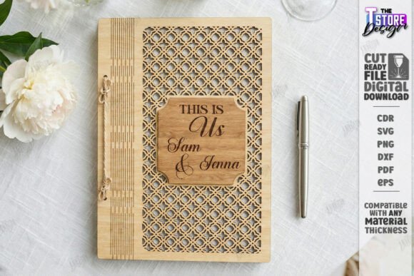 Download Elegant Wedding Guest Book Laser Cut - Book Collection