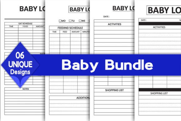 Download Baby Log Book Bundle | KDP Interior - Book Collection