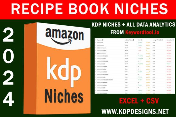 Download Amazon KDP Recipe Book Niches 2024 - Book Collection