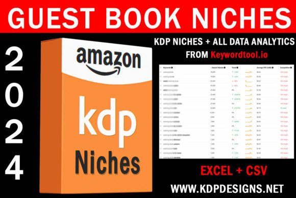 Download Amazon KDP Guest Book Niches 2024 - Book Collection