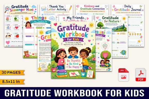 Download Gratitude Workbook for Kids - Book Collection
